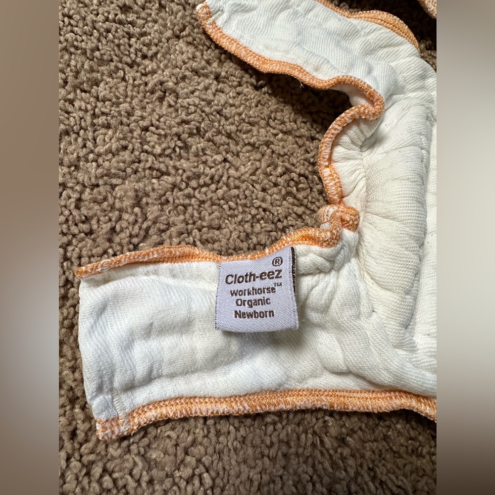 Newborn organic workhorse diapers